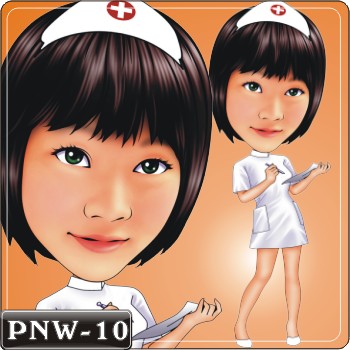 護士人像Q版漫畫PNW-10